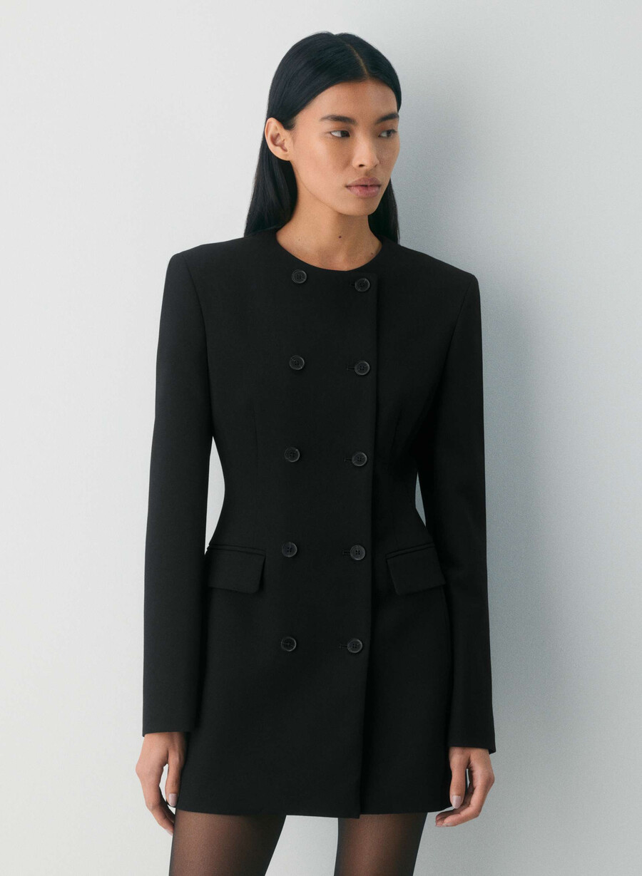 skyrise kleid schwarz