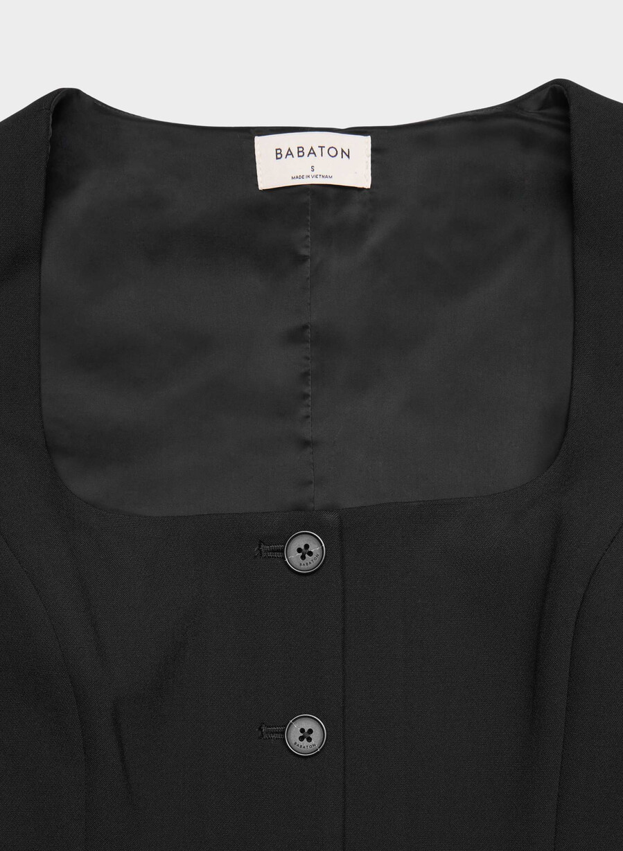 belasco weste - reessential schwarz