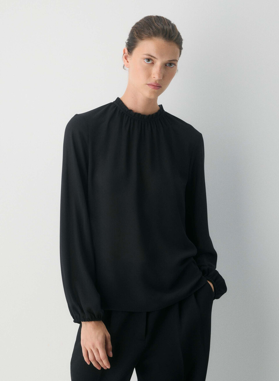 trinity bluse schwarz