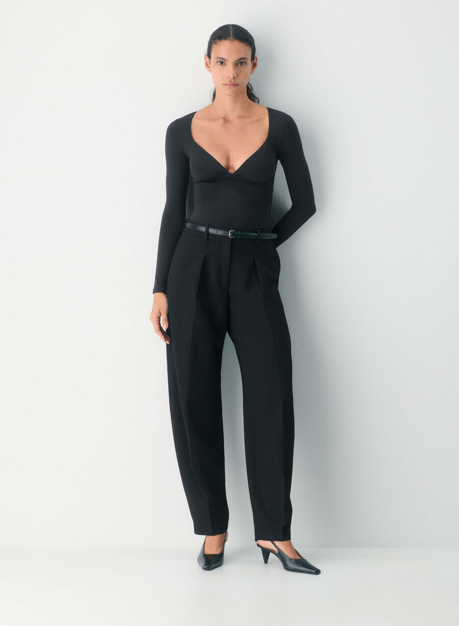 original contour cherish langarmshirt schwarz