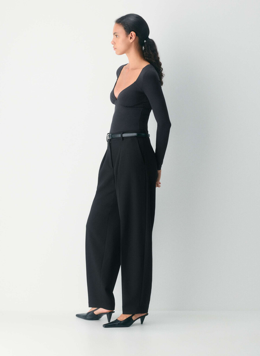 original contour cherish langarmshirt schwarz