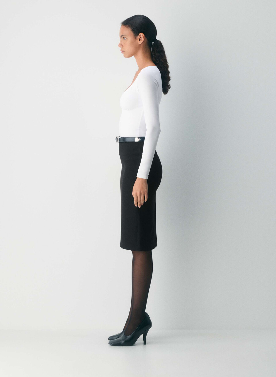 original contour cherish langarmshirt strahlend weiß