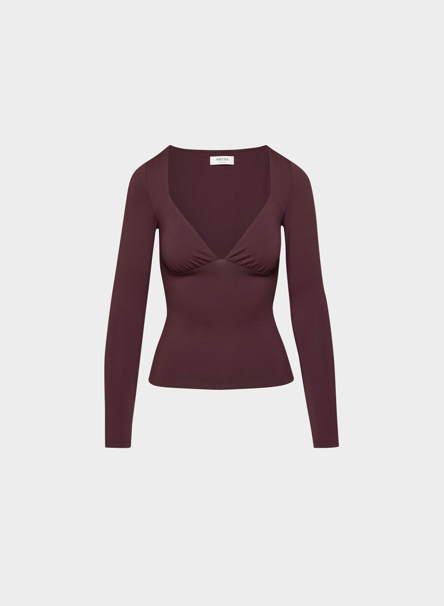 original contour cherish langarmshirt cardamon