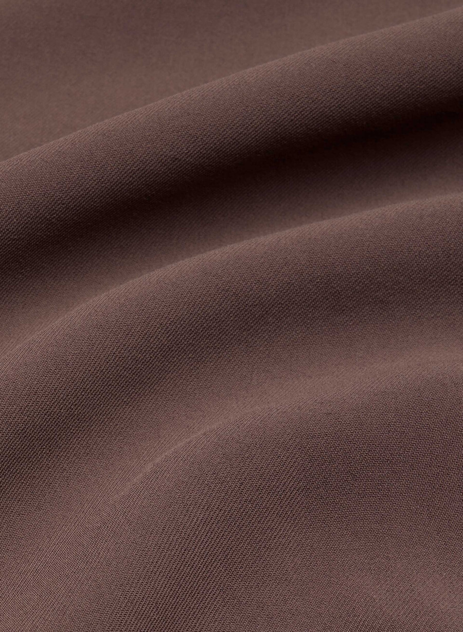 retwill voyage kleid kakao-puderbraun
