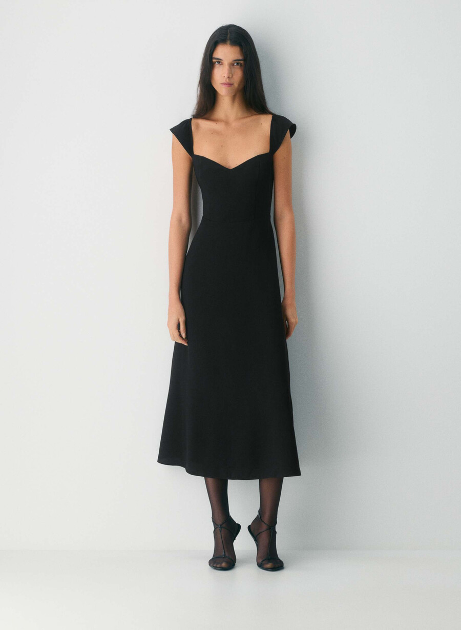 retwill voyage kleid kakao-puderbraun