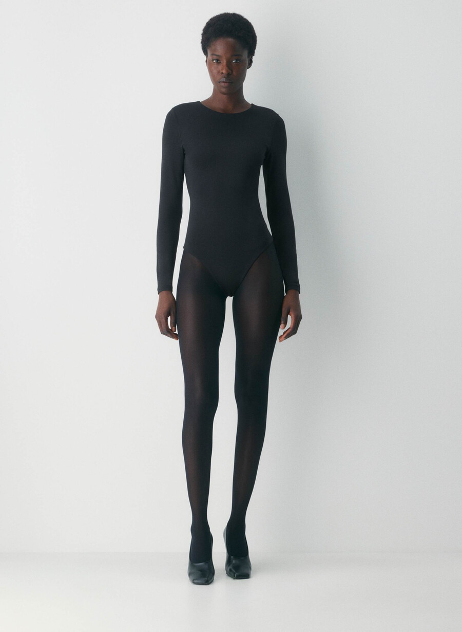 original contour turn bodysuit schwarz