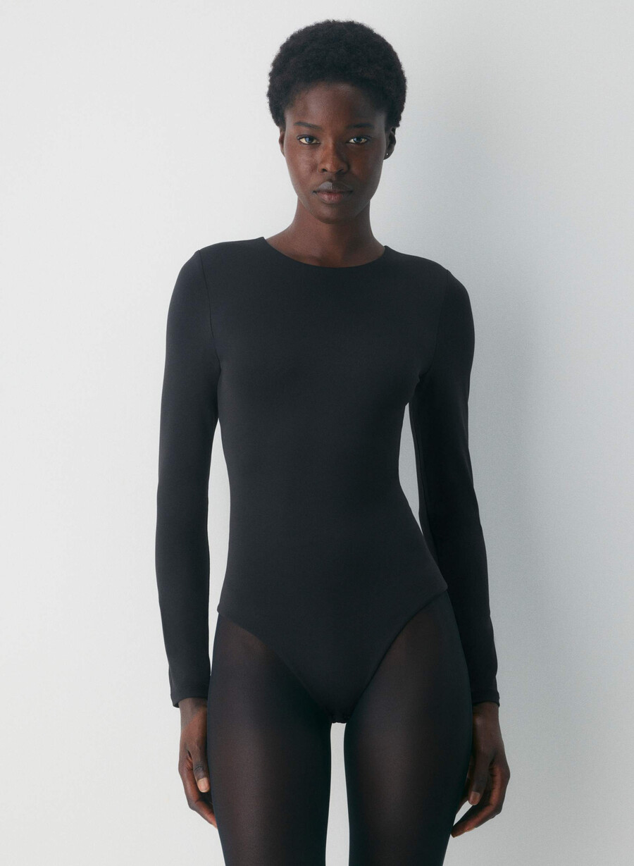 original contour turn bodysuit schwarz