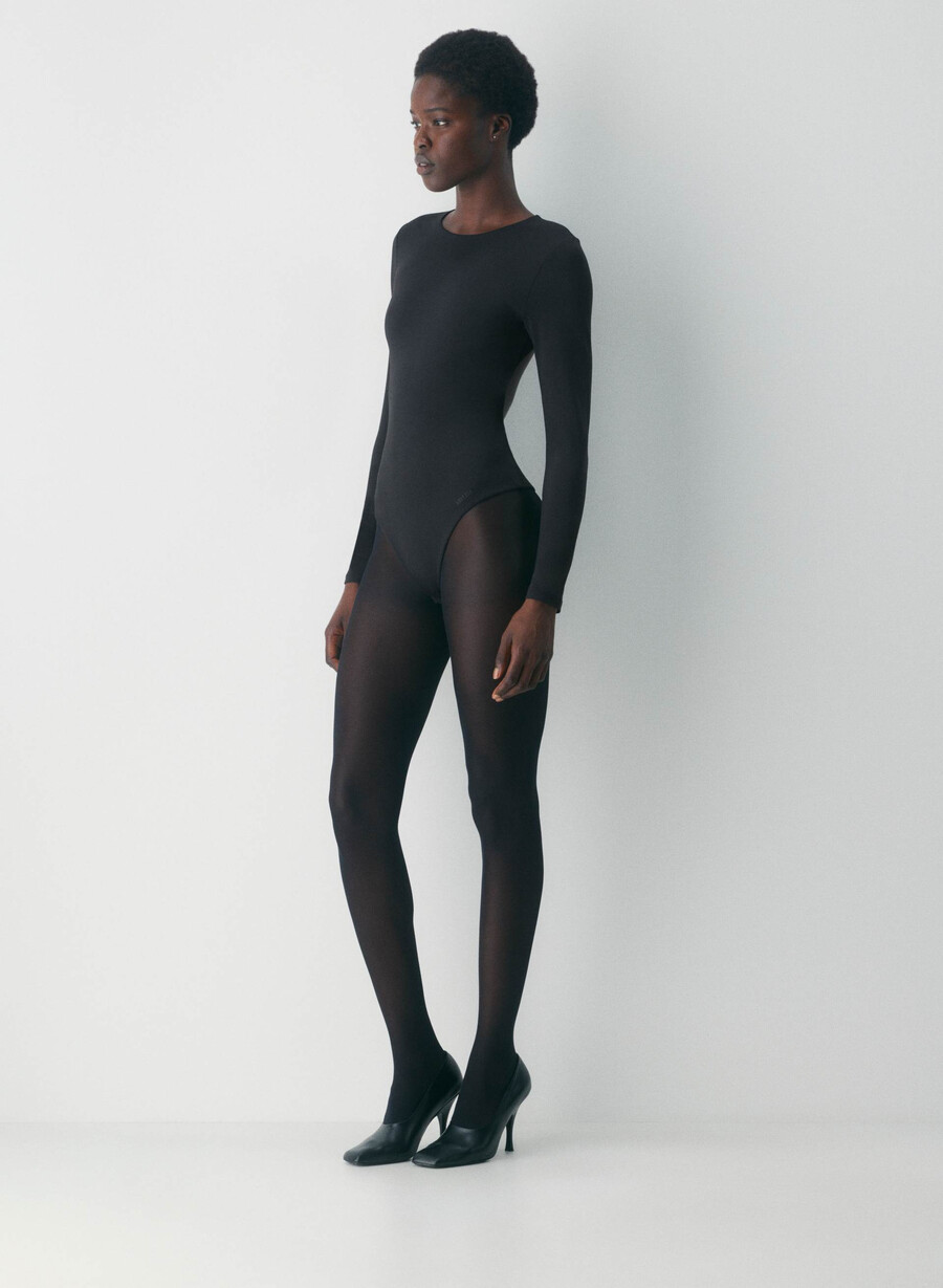 original contour turn bodysuit schwarz