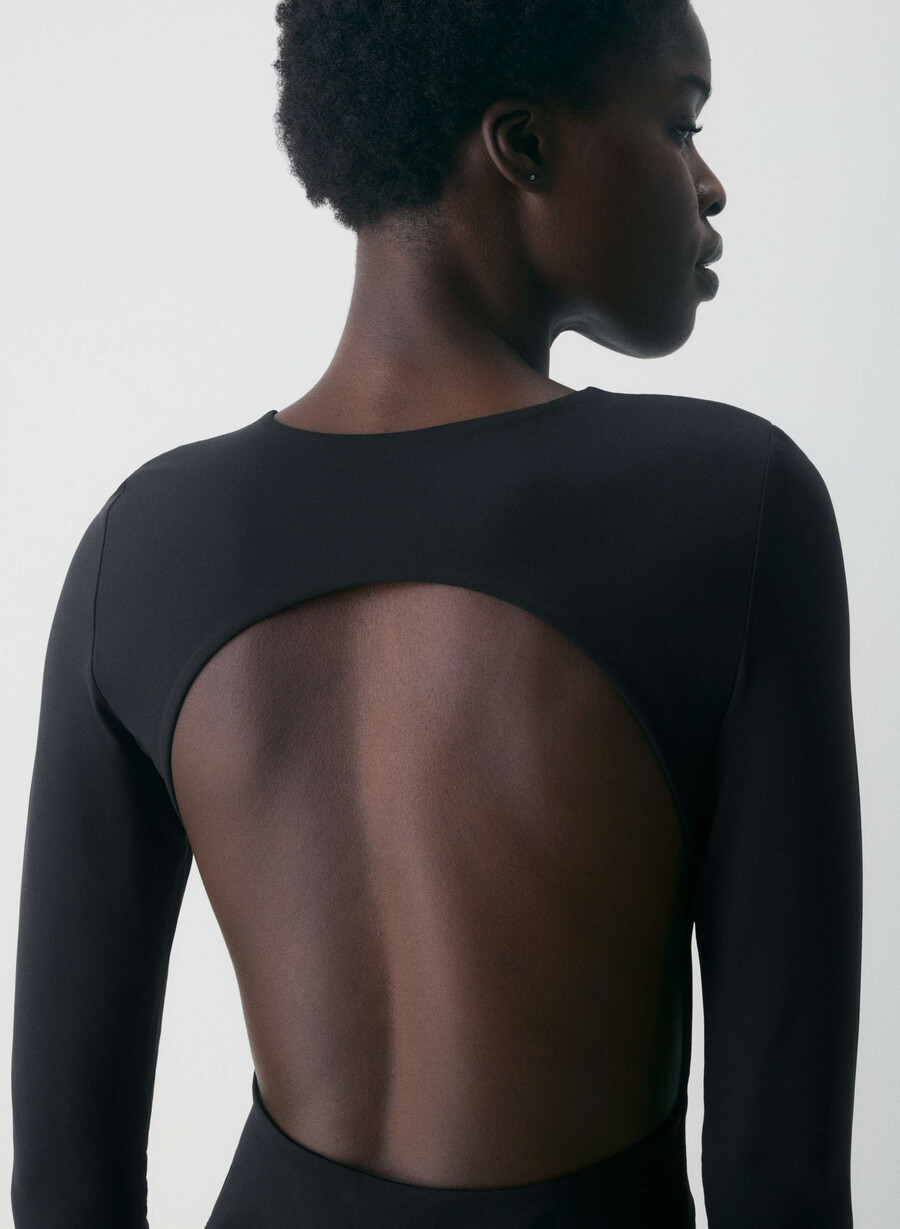 original contour turn bodysuit schwarz