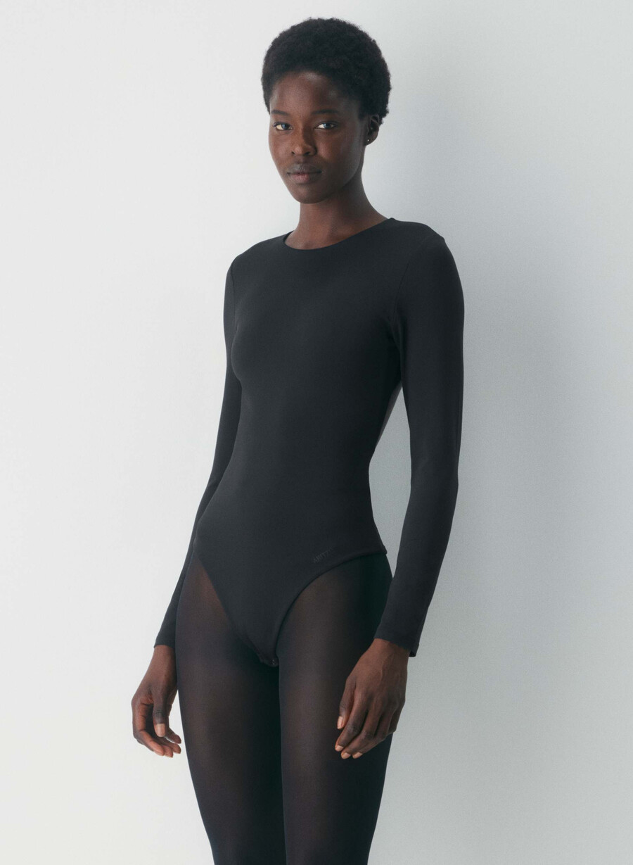 original contour turn bodysuit schwarz