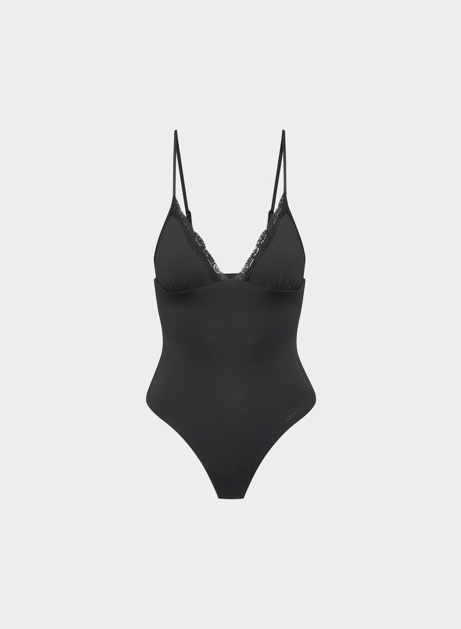 original contour stir bodysuit schwarz