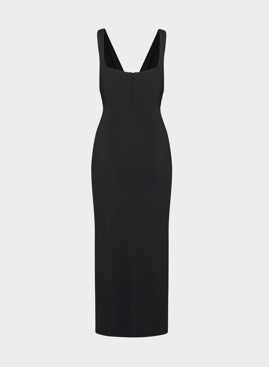 original contour waver kleid schwarz