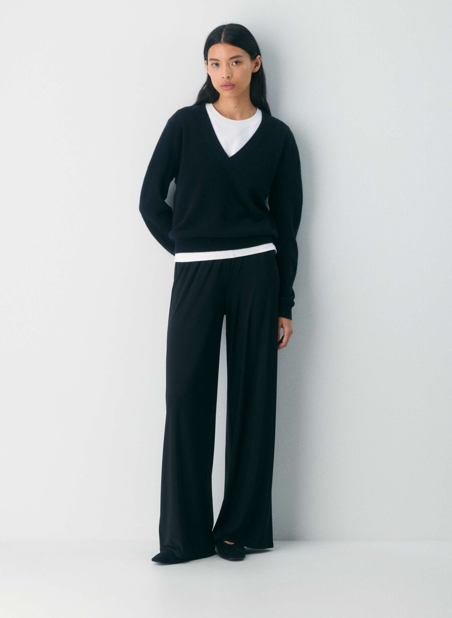linear pant - smooth matter schwarz