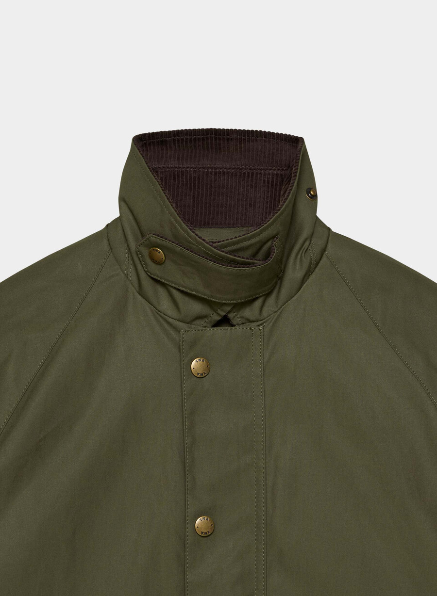 decibel wachsjacke caper green