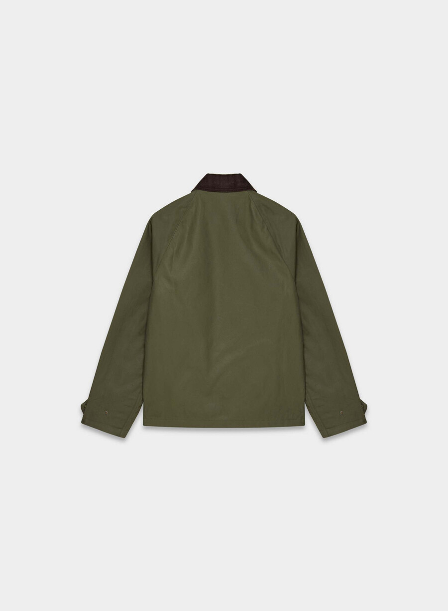 decibel wachsjacke caper green