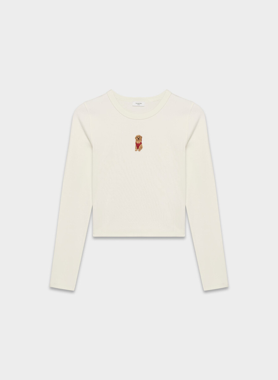 besthug little ribbed icon langarmshirt lt birch spr harley