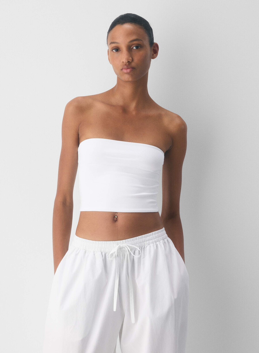 original contour appeal taillen-tube-top strahlend weiß