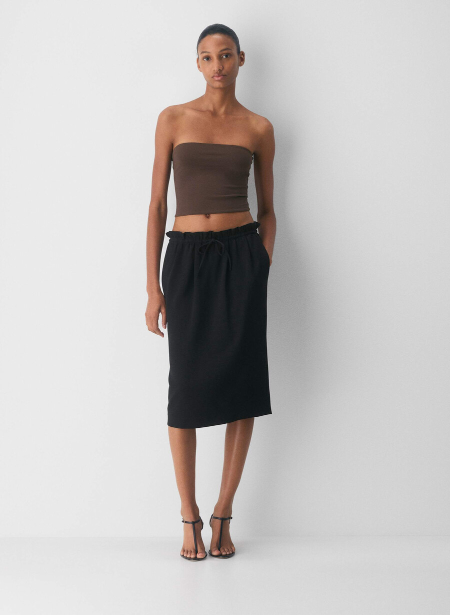 original contour appeal taillen-tube-top in sattem mokkabraun
