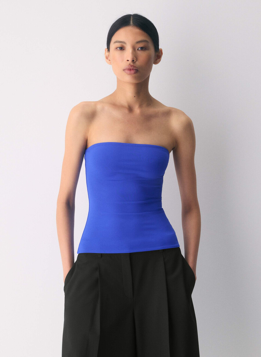 original contour appeal tube top ablaze blue