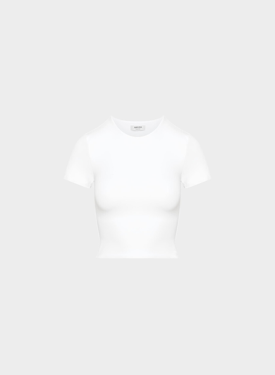 original contour marvel rundhals-t-shirt strahlend weiß