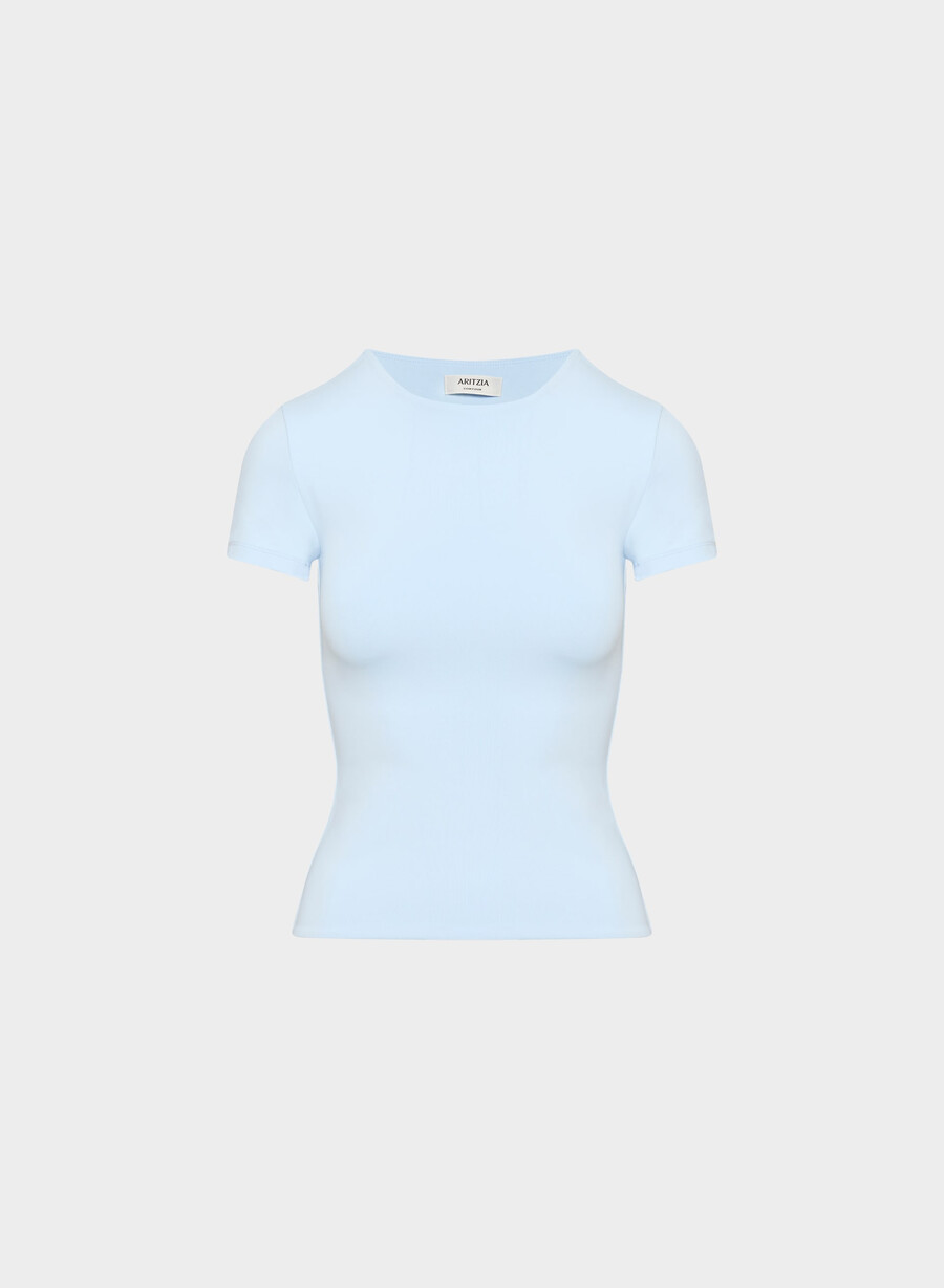 original contour marvel crew t-shirt villa blau
