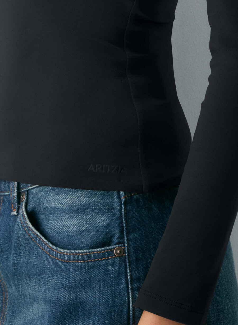 original contour splendid crew langarmshirt schwarz