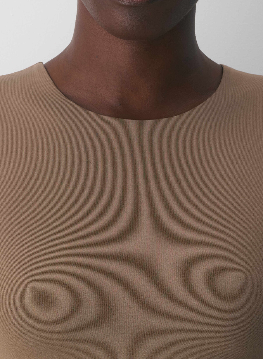 original contour splendid crew langarmshirt folio braun