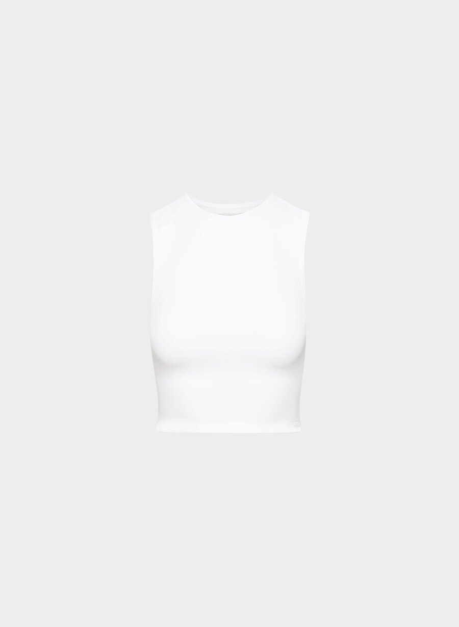 original contour tenor crew tank strahlend weiß