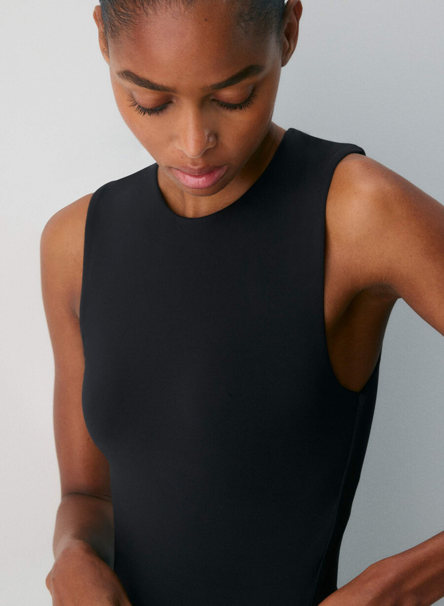 original contour tenor crew tank ablaze blue