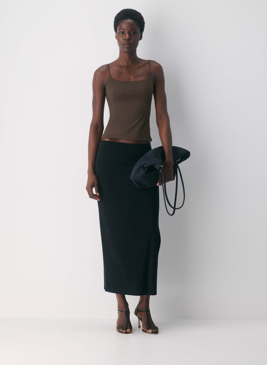 original contour presence cami tank rich mocha brown