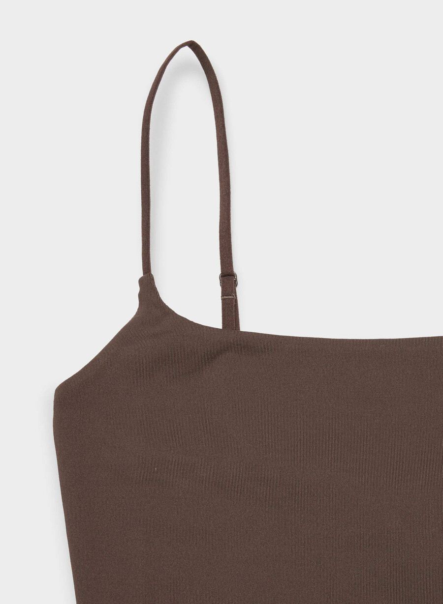 original contour presence cami tank rich mocha brown