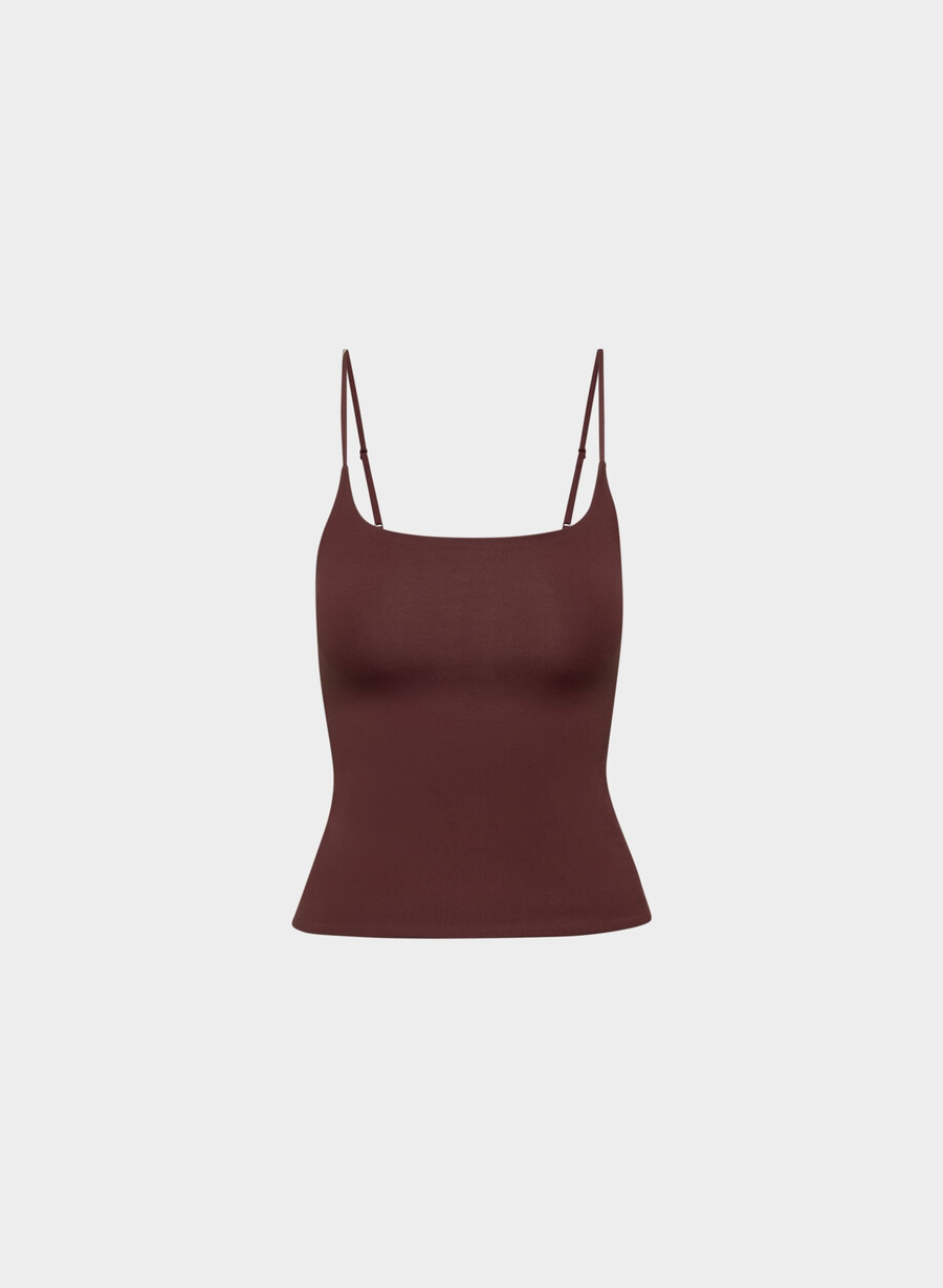 original contour presence cami tank sumac burgundy