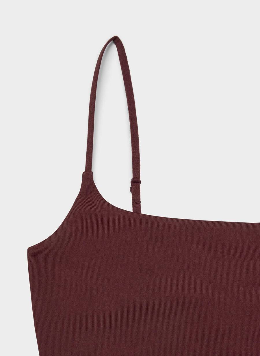 original contour presence cami tank sumac burgundy