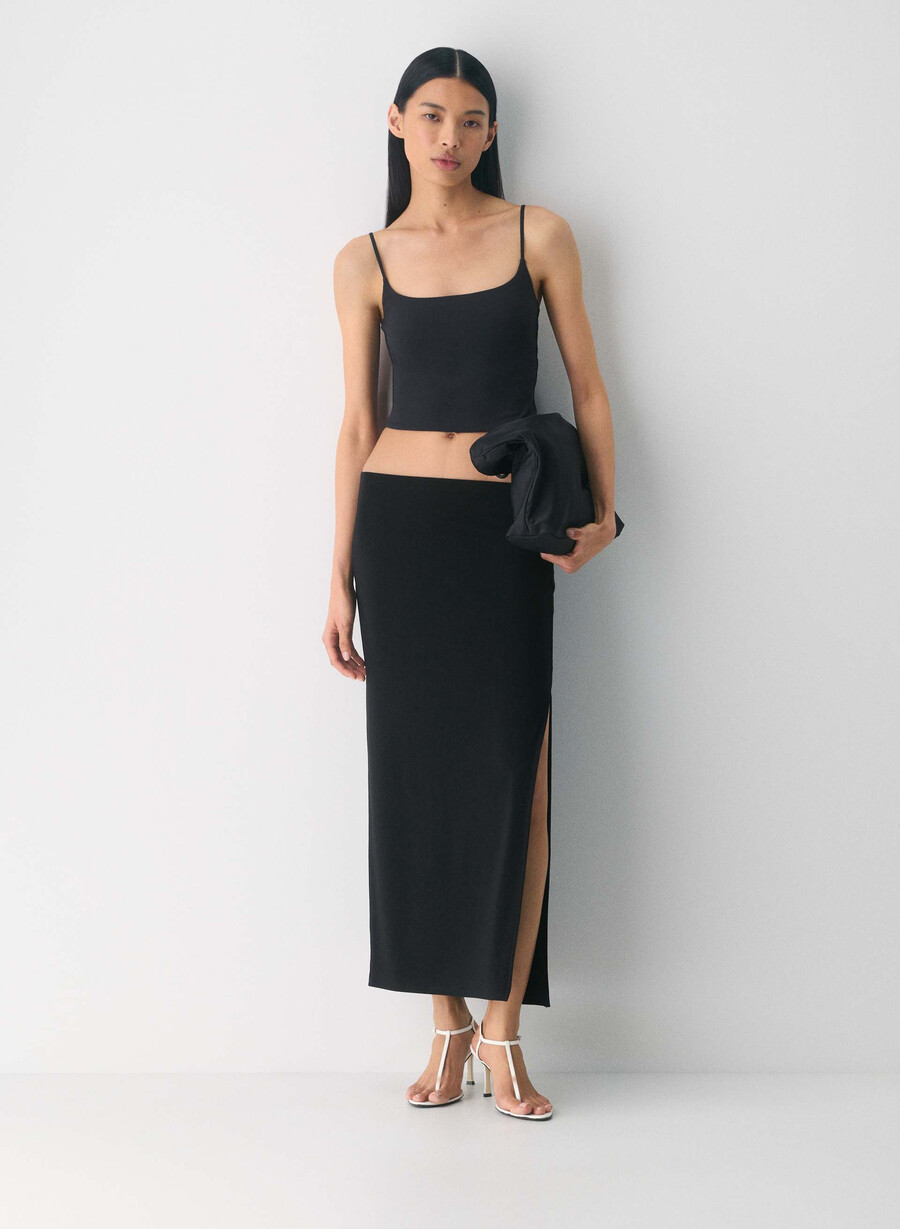 original contour presence waist cami tank schwarz