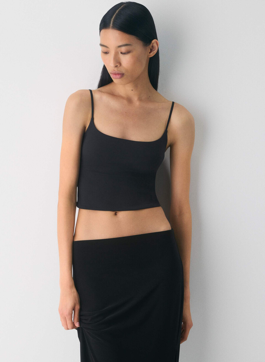 original contour presence waist cami tank schwarz