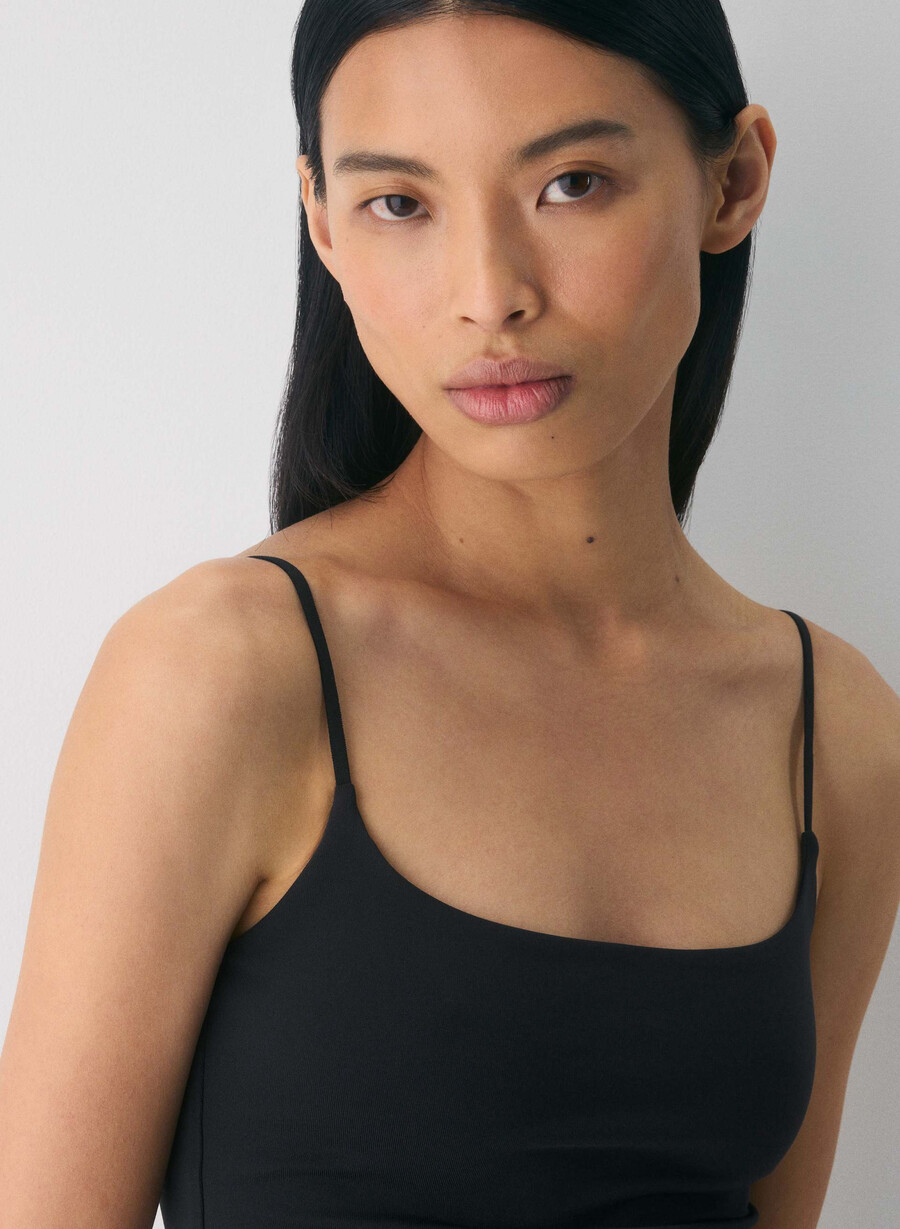 original contour presence waist cami tank schwarz