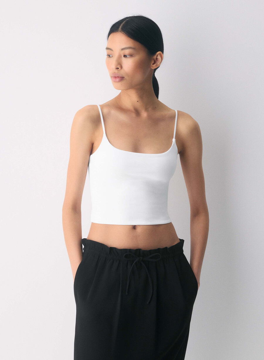 original contour presence waist cami tank strahlend weiß