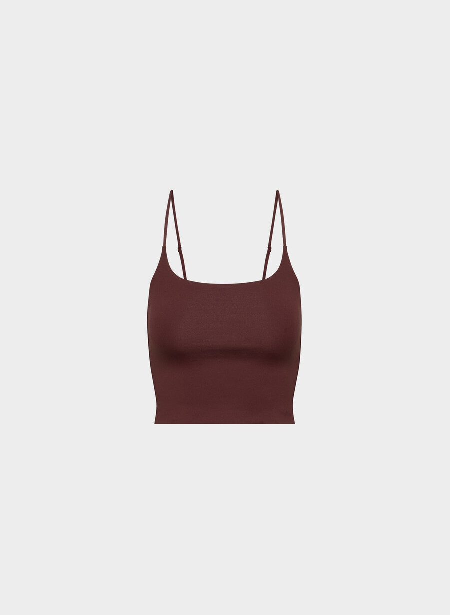 original contour presence waist cami tank sumac burgundy