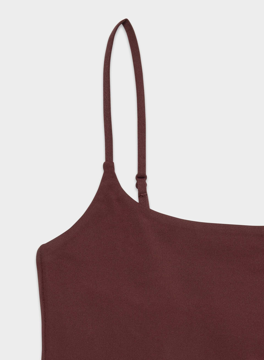 original contour presence waist cami tank sumac burgundy