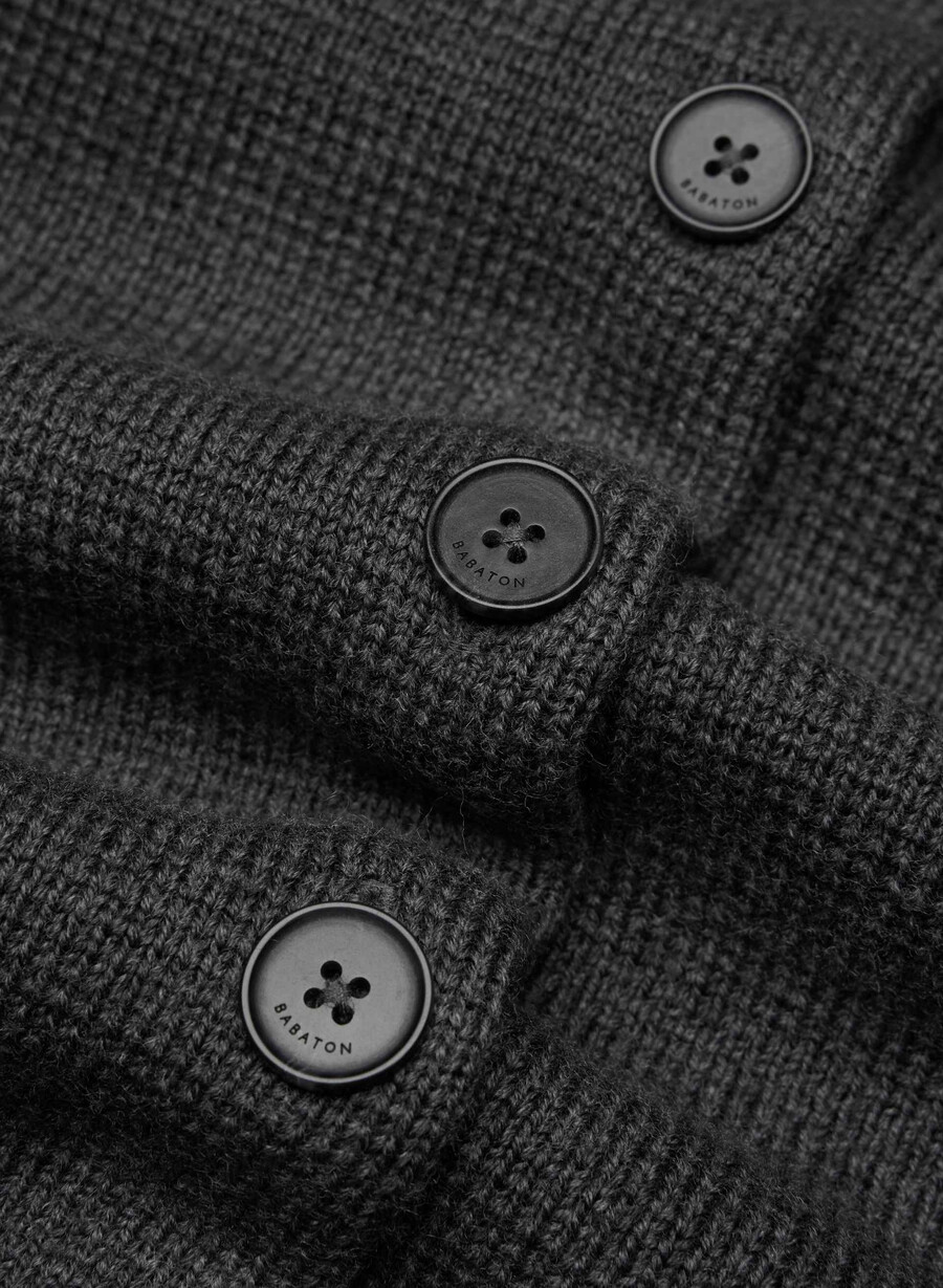 meraki merino-woll-cardigan h pfefferkorngrau