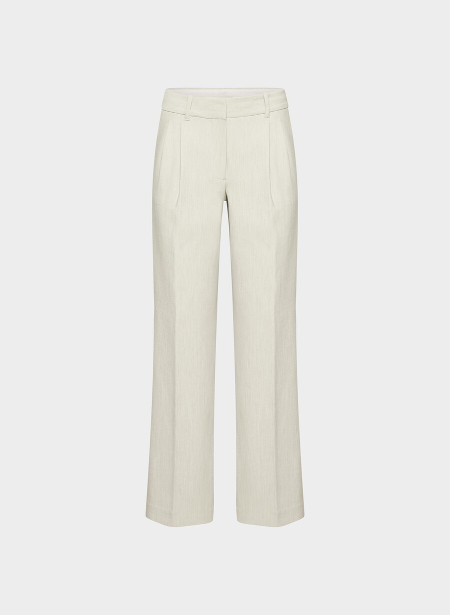 die effortless pant lo-rise - reessential heather matte pearl