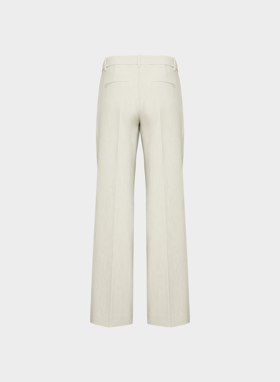 die effortless pant lo-rise - reessential heather matte pearl