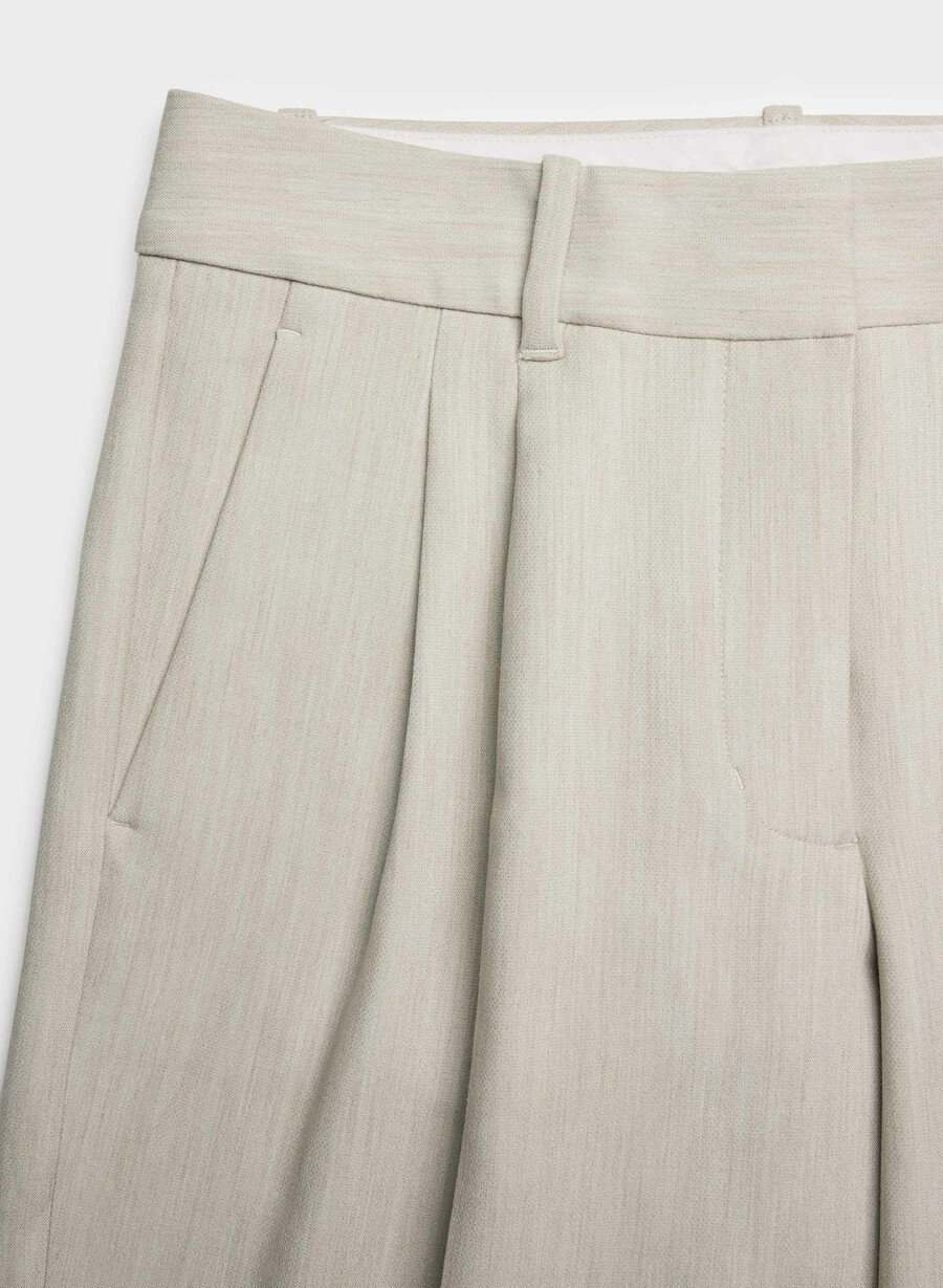 die effortless pant lo-rise - reessential heather matte pearl