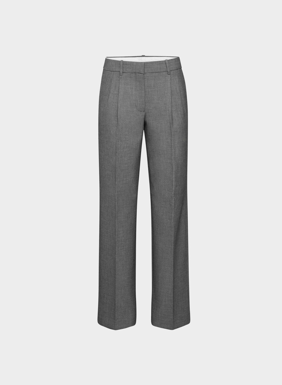 die effortless pant lo-rise - reessential heather charcoal