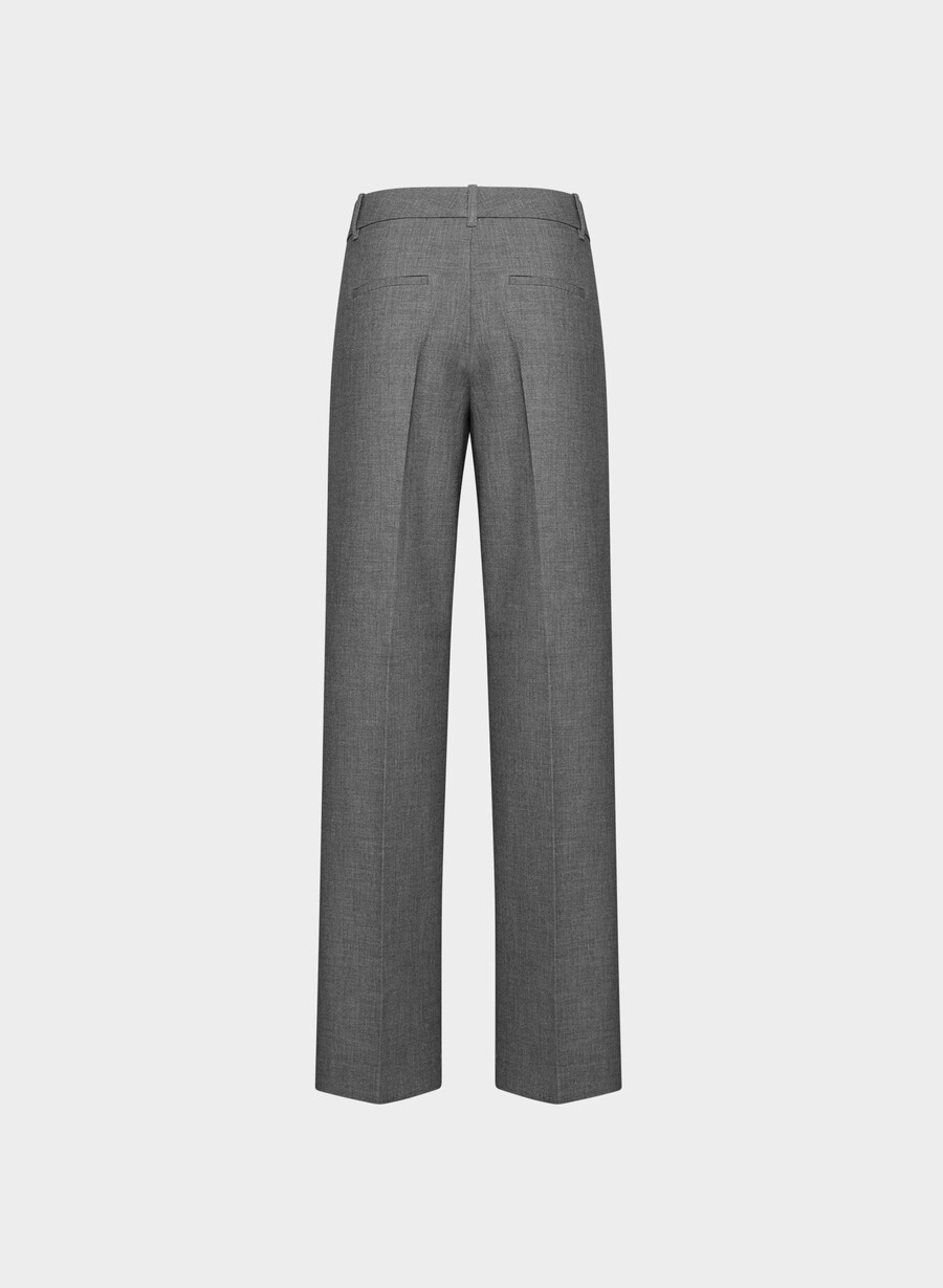 die effortless pant lo-rise - reessential heather charcoal