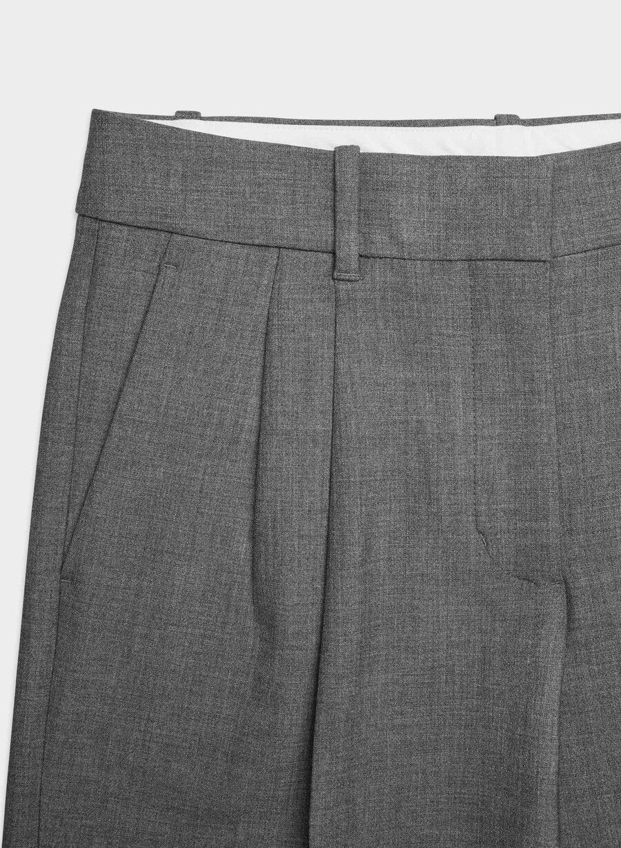 die effortless pant lo-rise - reessential heather charcoal