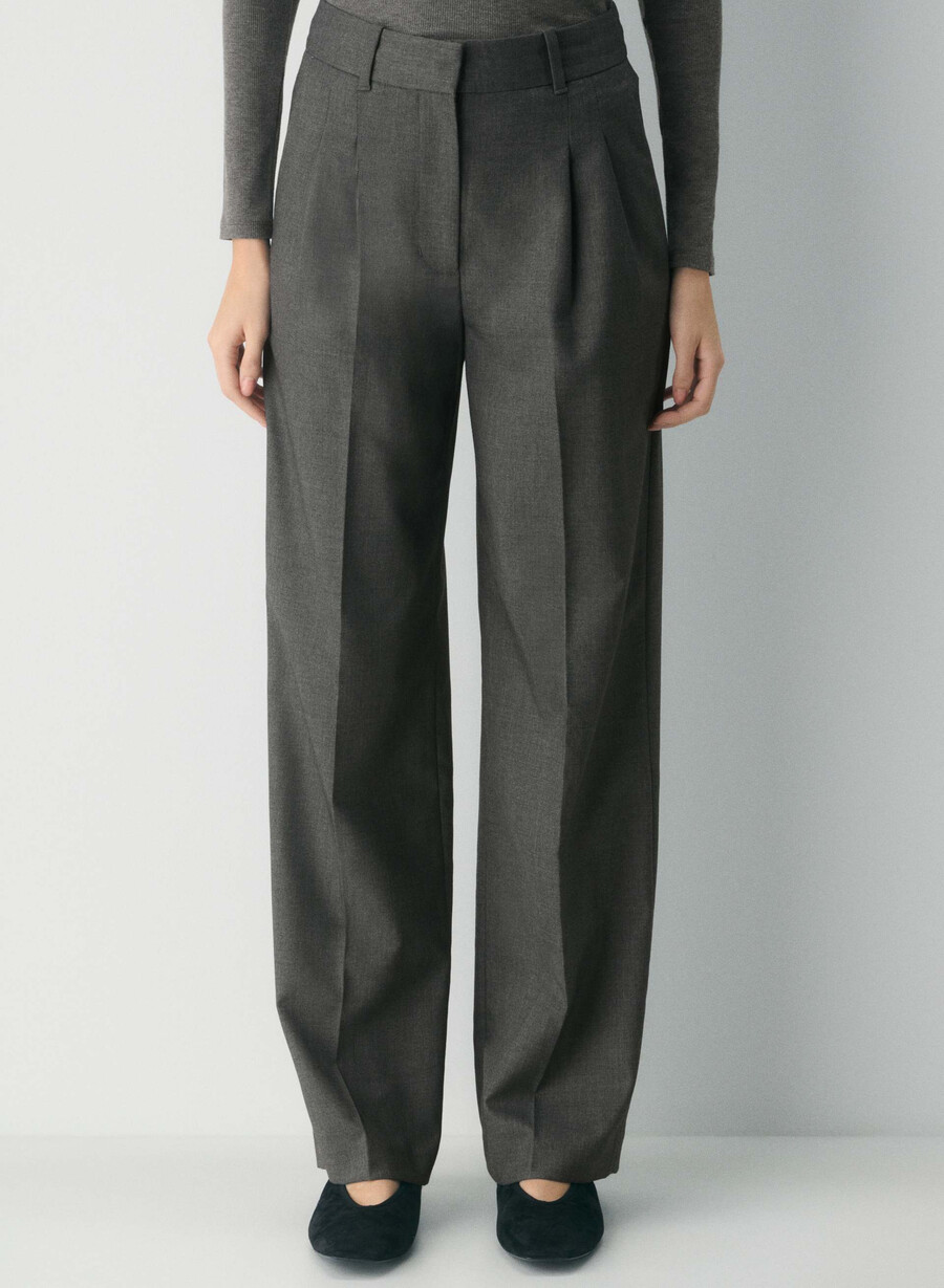 die mühelose hose - refined heather charcoal