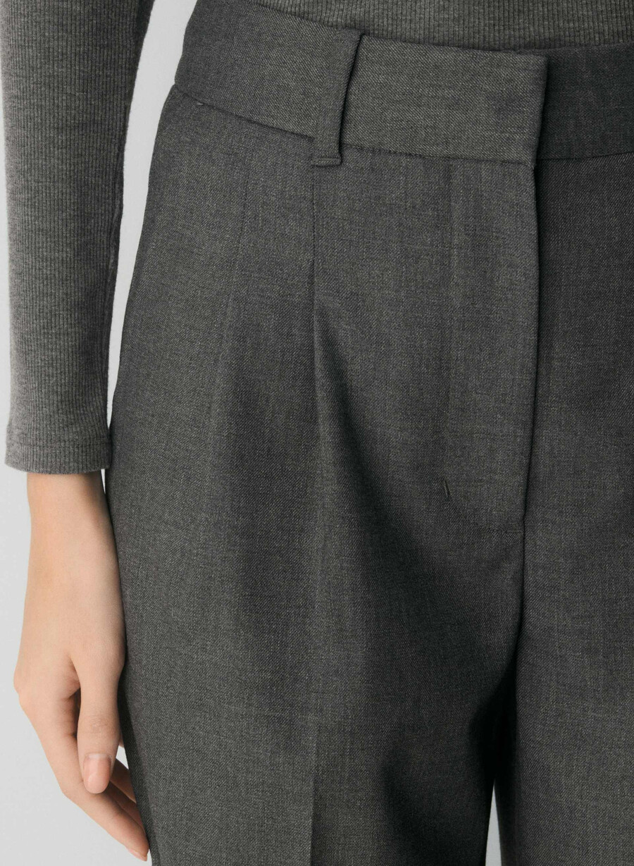 die mühelose hose - refined heather charcoal