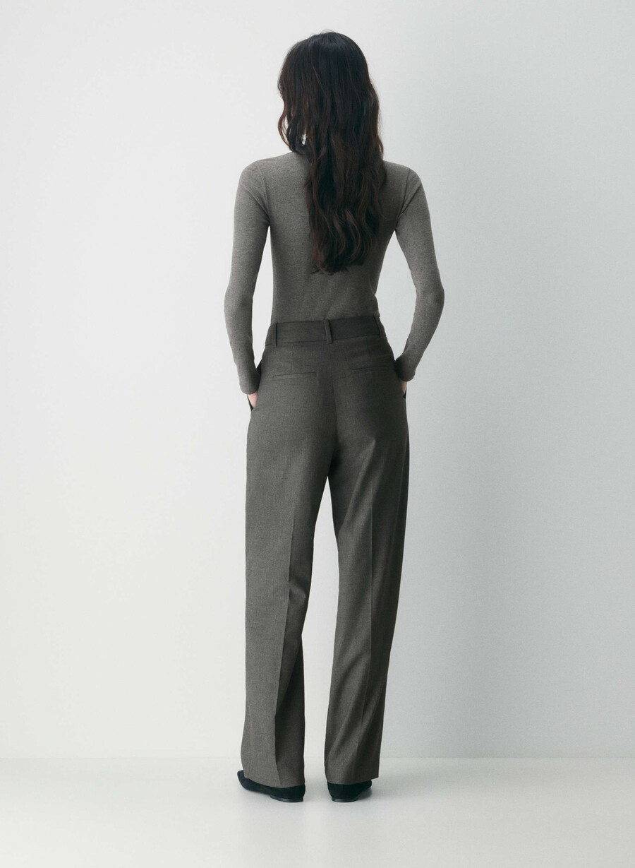 die mühelose hose - refined heather charcoal