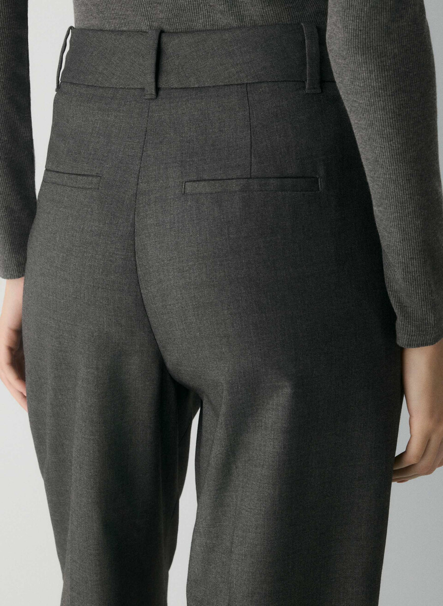 die mühelose hose - refined heather charcoal